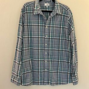 Sonoma Plaid Button Front Shirt